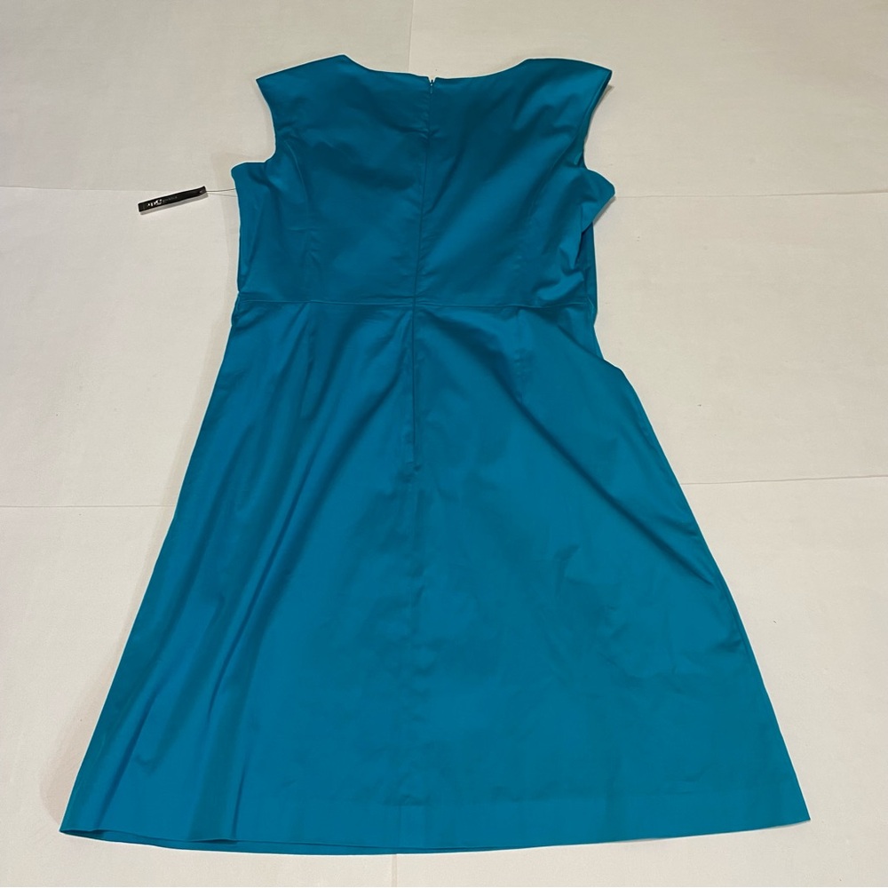 East 5th Vibrant Blue Dress with Ruffle Detail - Picture 13 of 14